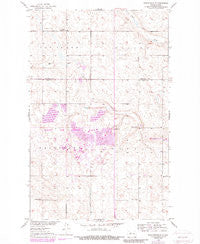 Burlington NE North Dakota Historical topographic map, 1:24000 scale, 7.5 X 7.5 Minute, Year 1979