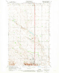 Burlington SE North Dakota Historical topographic map, 1:24000 scale, 7.5 X 7.5 Minute, Year 1966