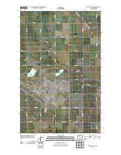 Burlington NE North Dakota Historical topographic map, 1:24000 scale, 7.5 X 7.5 Minute, Year 2011
