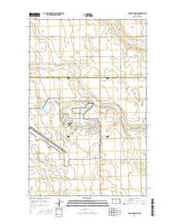 Burlington NE North Dakota Current topographic map, 1:24000 scale, 7.5 X 7.5 Minute, Year 2014