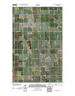 Burlington NW North Dakota Historical topographic map, 1:24000 scale, 7.5 X 7.5 Minute, Year 2011