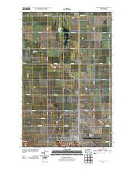 Burlington SE North Dakota Historical topographic map, 1:24000 scale, 7.5 X 7.5 Minute, Year 2011