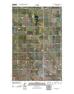 Burlington SE North Dakota Historical topographic map, 1:24000 scale, 7.5 X 7.5 Minute, Year 2011