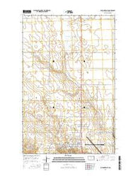 Burlington SE North Dakota Current topographic map, 1:24000 scale, 7.5 X 7.5 Minute, Year 2014