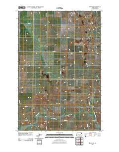 Burnstad North Dakota Historical topographic map, 1:24000 scale, 7.5 X 7.5 Minute, Year 2011