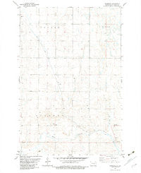 Burnstad North Dakota Historical topographic map, 1:24000 scale, 7.5 X 7.5 Minute, Year 1982