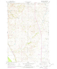 Burnt Butte North Dakota Historical topographic map, 1:24000 scale, 7.5 X 7.5 Minute, Year 1962