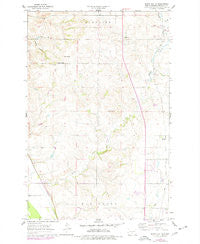 Burnt Butte North Dakota Historical topographic map, 1:24000 scale, 7.5 X 7.5 Minute, Year 1962