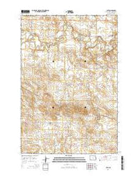 Burt North Dakota Current topographic map, 1:24000 scale, 7.5 X 7.5 Minute, Year 2014