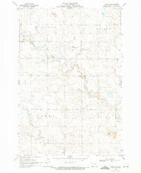Burt NW North Dakota Historical topographic map, 1:24000 scale, 7.5 X 7.5 Minute, Year 1969