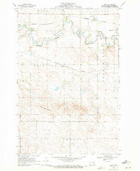 Burt North Dakota Historical topographic map, 1:24000 scale, 7.5 X 7.5 Minute, Year 1969