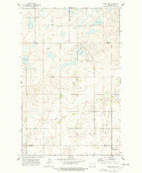 Bush Lake North Dakota Historical topographic map, 1:24000 scale, 7.5 X 7.5 Minute, Year 1974