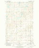 Bush Lake North Dakota Historical topographic map, 1:24000 scale, 7.5 X 7.5 Minute, Year 1974