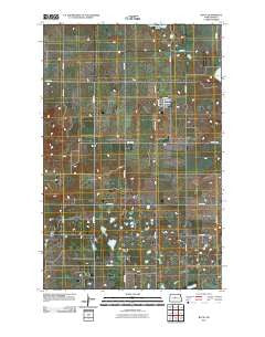 Butte North Dakota Historical topographic map, 1:24000 scale, 7.5 X 7.5 Minute, Year 2011