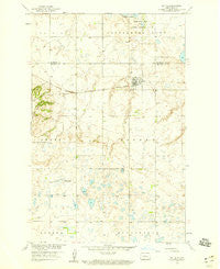 Butte North Dakota Historical topographic map, 1:24000 scale, 7.5 X 7.5 Minute, Year 1958