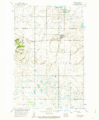 Butte North Dakota Historical topographic map, 1:24000 scale, 7.5 X 7.5 Minute, Year 1958