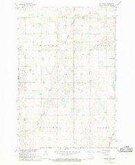 Buttzville North Dakota Historical topographic map, 1:24000 scale, 7.5 X 7.5 Minute, Year 1967
