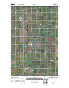 Buxton North Dakota Historical topographic map, 1:24000 scale, 7.5 X 7.5 Minute, Year 2011