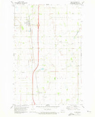 Buxton North Dakota Historical topographic map, 1:24000 scale, 7.5 X 7.5 Minute, Year 1971