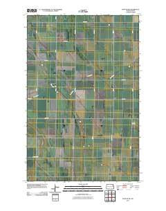 Buxton NW North Dakota Historical topographic map, 1:24000 scale, 7.5 X 7.5 Minute, Year 2011