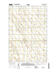 Buxton NW North Dakota Current topographic map, 1:24000 scale, 7.5 X 7.5 Minute, Year 2014