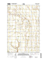 Buxton SW North Dakota Current topographic map, 1:24000 scale, 7.5 X 7.5 Minute, Year 2014