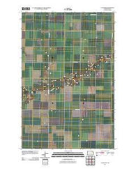 Caledonia North Dakota Historical topographic map, 1:24000 scale, 7.5 X 7.5 Minute, Year 2011