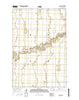 Caledonia North Dakota Current topographic map, 1:24000 scale, 7.5 X 7.5 Minute, Year 2014