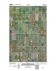 Calio North Dakota Historical topographic map, 1:24000 scale, 7.5 X 7.5 Minute, Year 2011