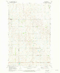 Calio North Dakota Historical topographic map, 1:24000 scale, 7.5 X 7.5 Minute, Year 1971