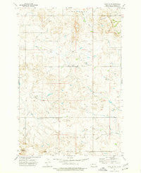 Camel Butte North Dakota Historical topographic map, 1:24000 scale, 7.5 X 7.5 Minute, Year 1973