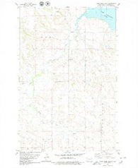 Camp Creek East North Dakota Historical topographic map, 1:24000 scale, 7.5 X 7.5 Minute, Year 1978