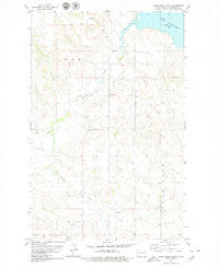 Camp Creek East North Dakota Historical topographic map, 1:24000 scale, 7.5 X 7.5 Minute, Year 1978