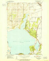 Camp Grafton North Dakota Historical topographic map, 1:24000 scale, 7.5 X 7.5 Minute, Year 1951