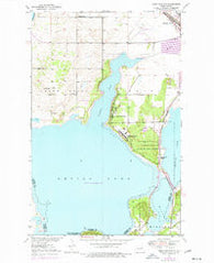 Camp Grafton North Dakota Historical topographic map, 1:24000 scale, 7.5 X 7.5 Minute, Year 1951