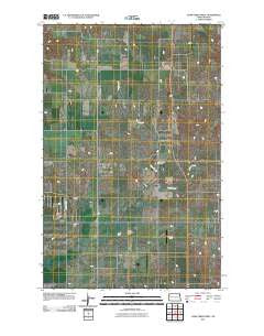 Camp Creek West North Dakota Historical topographic map, 1:24000 scale, 7.5 X 7.5 Minute, Year 2011