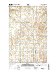 Camp Creek West North Dakota Current topographic map, 1:24000 scale, 7.5 X 7.5 Minute, Year 2014