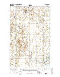 Cando North Dakota Current topographic map, 1:24000 scale, 7.5 X 7.5 Minute, Year 2014
