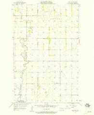 Cando NE North Dakota Historical topographic map, 1:24000 scale, 7.5 X 7.5 Minute, Year 1957
