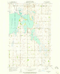 Cando SE North Dakota Historical topographic map, 1:24000 scale, 7.5 X 7.5 Minute, Year 1957