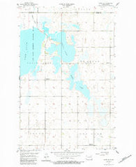 Cando SE North Dakota Historical topographic map, 1:24000 scale, 7.5 X 7.5 Minute, Year 1957