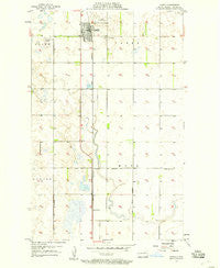 Cando North Dakota Historical topographic map, 1:24000 scale, 7.5 X 7.5 Minute, Year 1957