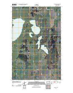 Cando SE North Dakota Historical topographic map, 1:24000 scale, 7.5 X 7.5 Minute, Year 2011