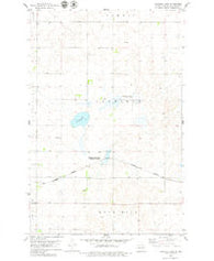 Canfield Lake North Dakota Historical topographic map, 1:24000 scale, 7.5 X 7.5 Minute, Year 1979