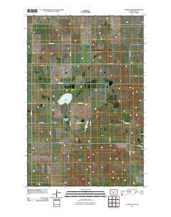 Canfield Lake North Dakota Historical topographic map, 1:24000 scale, 7.5 X 7.5 Minute, Year 2011