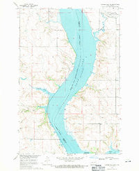 Cannon Ball SE North Dakota Historical topographic map, 1:24000 scale, 7.5 X 7.5 Minute, Year 1968