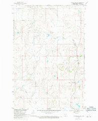 Cannon Ball SW North Dakota Historical topographic map, 1:24000 scale, 7.5 X 7.5 Minute, Year 1968