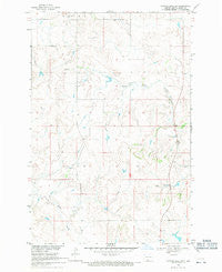 Cannon Ball SW North Dakota Historical topographic map, 1:24000 scale, 7.5 X 7.5 Minute, Year 1968