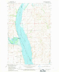 Cannon Ball North Dakota Historical topographic map, 1:24000 scale, 7.5 X 7.5 Minute, Year 1968