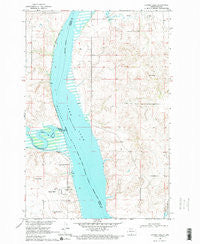 Cannon Ball North Dakota Historical topographic map, 1:24000 scale, 7.5 X 7.5 Minute, Year 1968